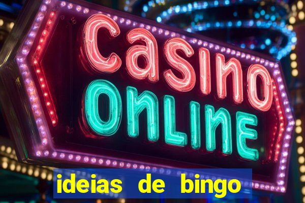 ideias de bingo para o natal